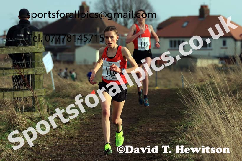 Senior Womens 2024 Northern Cross Country Champs., Sedgefield. Photo: David T. Hewitson/Sports for All Pics